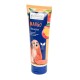 Mango shampoo tube for dogs featuring a dog wrapped in a towel, with text highlighting "AniOne Wild Variety" and "Vegan."