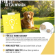 Eine Collage einer Person mit einer Katze, einer anderen mit einem Hund und einer Frau mit einem Pferd, mit den Worten "NATURPRODUKTE" und "Damit es dir gut geht."