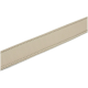 Beige Haustierleine mit einfachem Design und sichtbaren Nähten, flach auf einem weißen Hintergrund ausgelegt.