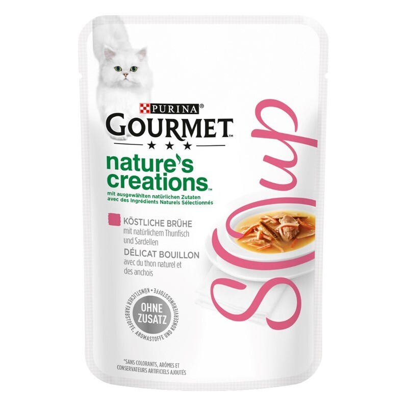 GOURMET Crystal Soup 32 x 40 g Tonijn en sardine