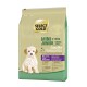Sac de nourriture pour chiens Select Gold Mini Junior, 5-10 kg, adapté aux chiots jusqu'à 8 mois. Présente une formule "Sensitive" avec de l'agneau, du saumon et des pommes de terre.