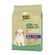 Sac de nourriture pour chiens Select Gold Mini Junior, 5-10 kg, adapté aux chiots jusqu'à 8 mois. Présente une formule "Sensitive" avec de l'agneau, du saumon et des pommes de terre.