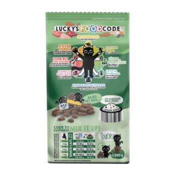 Lucky Lou Food Code Trockenfutter Katze, Senior, Geflügel und Wild 340 g