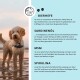 Haut- & Fellpulver für Hunde und Katzen, mit einem Mops und einer schlafenden getigerten Katze, mit Text, der angibt, dass es in Deutschland hergestellt wird.