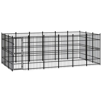 Hundezwinger Box Stahl 5,76 m, 2,88 m, 2 m