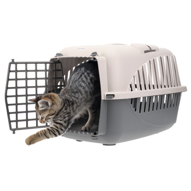 GarPet Hundebox Auto Rückbank Transportbox Grau