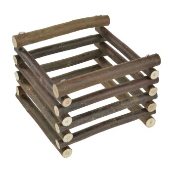 wooden hay rack square