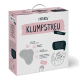 Primox Klumpstreu Katzenstreu Verpackung, 8 kg, pink-weiße Gestaltung, hebt Vorteile hervor: "Kein Geruch", "Geruchskontrolle", "Einfache Reinigung."