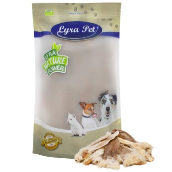 Lyra Pet Kaninchenohren mit Fell 5 kg