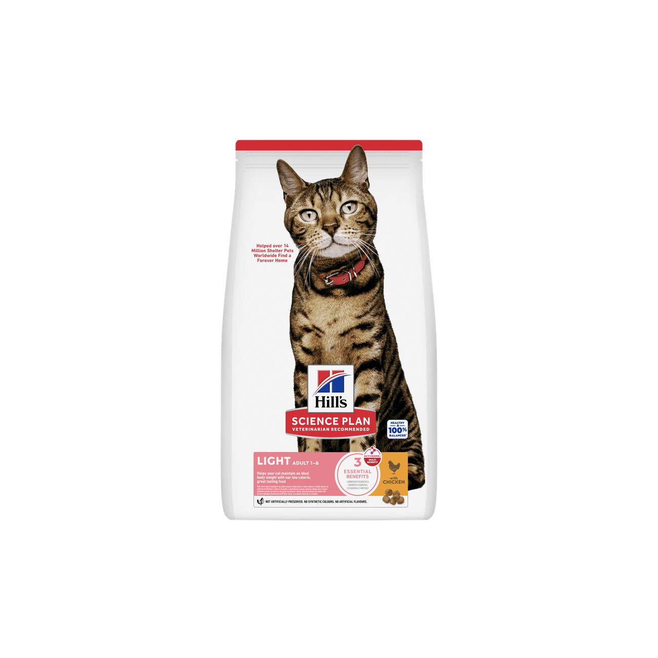 Hill's Science Plan Trockenfutter Katze, Adult, Light, Huhn 3 kg