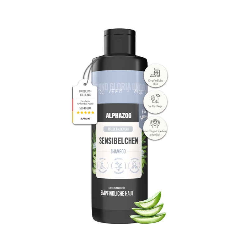 ALPHAZOO Sensibelchen Shampoo für Hunde