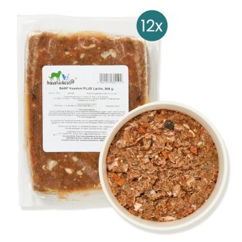 BARF Komfort PLUS Lachs Frostfutter 12 x 500 g
