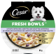 Cesar Fresh Bowls Hundefutter mit Ente, rotem Reis, Karotten, lila Kartoffeln und frischem Gemüse, 85g.