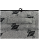 Grau Haustier-Reiseunterlage mit einem Griff, mit schwarzen 'JEGGO'-Logos und Palmen-Designs.