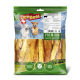 Friandises pour chiens gourmet DeliBest, paquet de 500g, contenant des bâtonnets à mâcher de taureau. Les étiquettes indiquent sans gluten et ingrédients 100 % naturels.