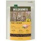 Sac Real Nature WILDERNESS pour chatons Pure Chicken, deux chatons en image ; « 65 % poulet, 35 % fruits, 0 % céréales ajoutées », 2,5 kg