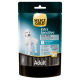 Select Gold Extra Sensitive Snack-Sticks für erwachsene Hunde, mit einem weißen Pudel auf der Verpackung, der Insektenprotein hervorhebt.
