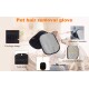 Handschuh zur Entfernung von Tierhaaren mit Fünf-Finger-Design, festem Riemen, aufhängbarem Design, waschbar & wiederverwendbar sowie Borsten in zwei Richtungen.