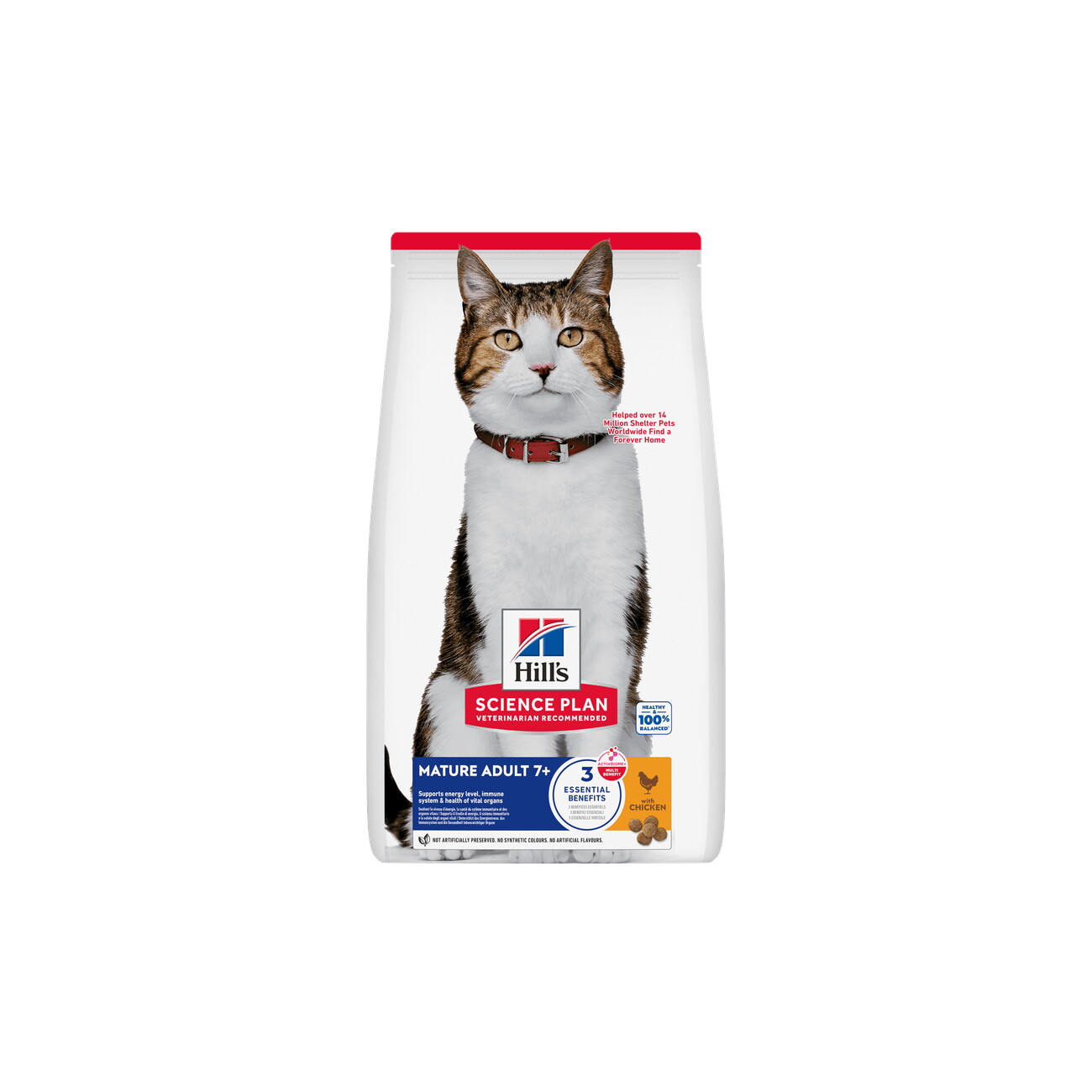 Hill's Science Plan Trockenfutter Katze, Mature Adult, mit Huhn 3 kg