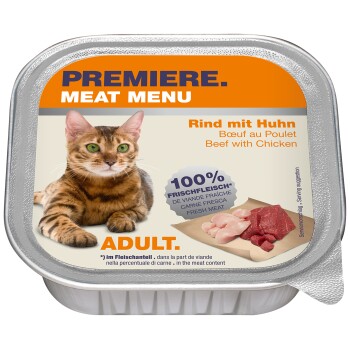 Meat Menu Adult Bœuf et poulet 16x100 g