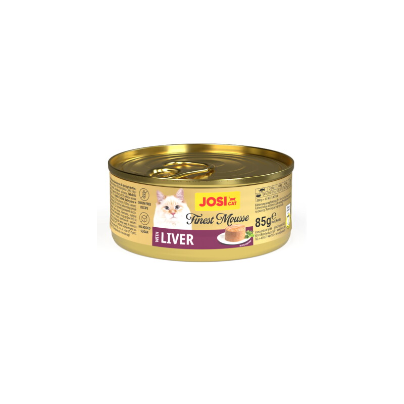 JosiCat Finest Mousse mit Leber 12 x 85 g