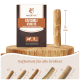 Wildfang Kaffeebaum-Kauspielzeug, Größe S (16 cm), geeignet für Hunde von 10-15 kg, mit einer Anzeige verschiedener Größen darunter.