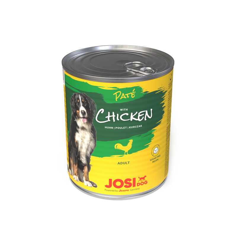 JosiDog Nassfutter Paté Huhn 6 x 800 g