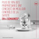 Chat reniflant de la nourriture dans une assiette avec un bol d'eau ; texte rouge « Plus de 90%... en 4 semaines » et logo Royal Canin