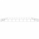 Hundezwinger Stahl silber 10 m, 10 m, 70 cm