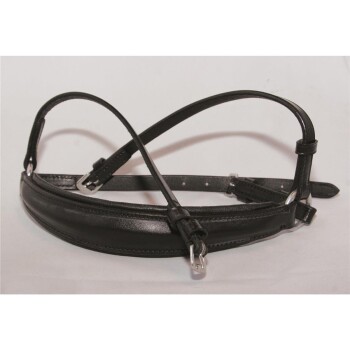 Hans Melzer Reithalfter hannoversch schwarz/silber WB (Warmblut)