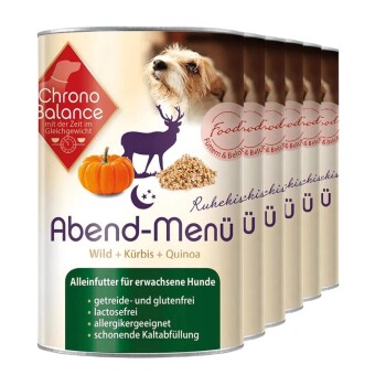 Abend Menü Wild mit Kürbis und Quinoa 2,4 kg