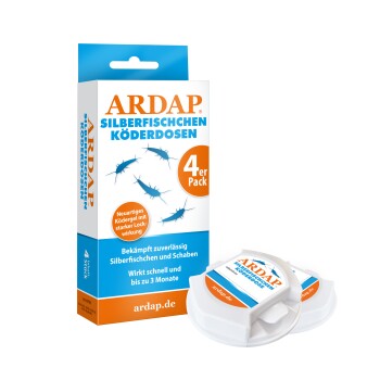 Silberfischchen Köderdose 4er Pack