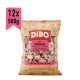 Gefrorenes Rinderherz-Haustierfutter für Hunde und Katzen, mit einer Katze und einem Hund auf der Verpackung, beschriftet 'DIBO Rinderherz' und '12x 500 g.'