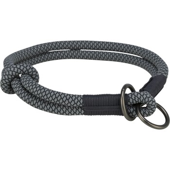 Soft Rope Zug-Stopp-Halsband schwarz L
