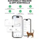 Alt-Text: Intelligenter Katzenstreu-Tracker und App-Steuerungsfunktionen einschließlich Nutzungsverfolgung, Gewichtsmessung, Reinigungsmodi, Nachfüllmodus und personalisierter Geruchsbeseitigung.