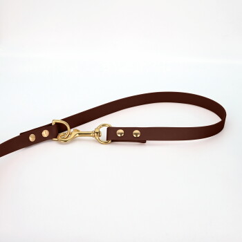 Biothane Gold THE DOG IDEA Biothane Hundeleine Gold Braun | FRESSNAPF