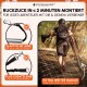 Hundeleinenset mit elastischer Länge von 40 cm und zusätzlicher Leine für mehr Freiheit, fördert Sicherheit und Spaß bei Abenteuern mit Haustieren.