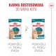 Saszetki karmy Royal Canin dla starszych kotów, 11+ i 15+ lat, 85g kawałków w galarecie, tekst polski.