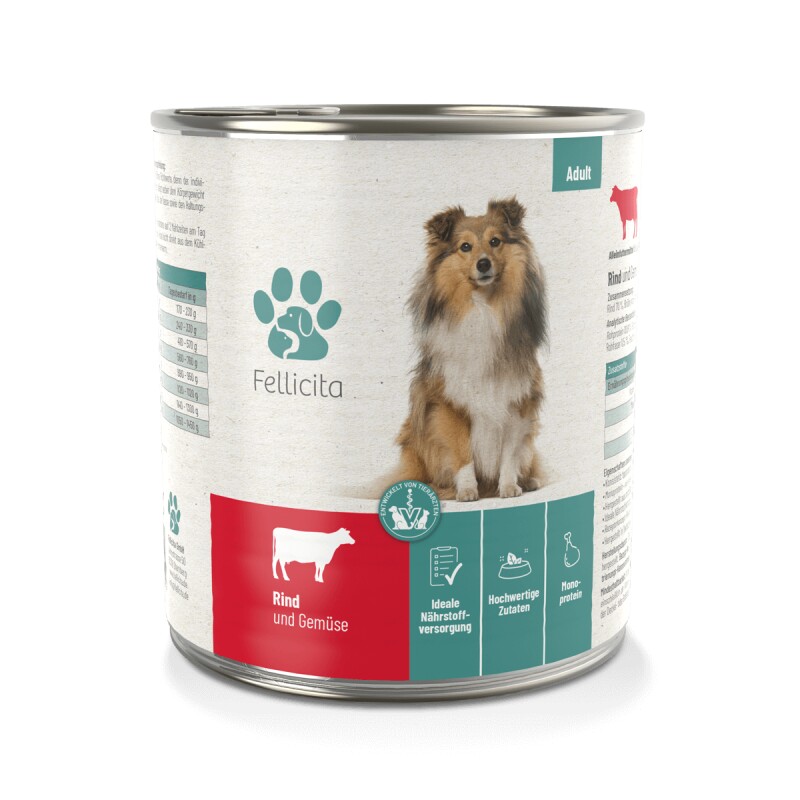 Fellicita Rind & Gemüse 6x 800g