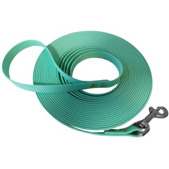 ab 35 kg Biothane Schleppleine seegrün 5 m