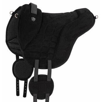 Reitpad Harper aus synthetischem Wildleder schwarz S