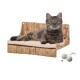® Katzenkletterwand Fenja naturfarben 25 cm, 20 cm, 40 cm