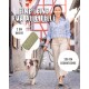Frau geht mit Hund in der Stadt und hält eine olivgrüne Leine; Text: 'Eine Leine für alle Felle', '2 cm Breite', '230 cm Gesamtlänge'.