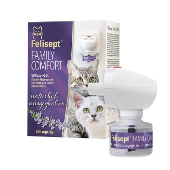 Family Comfort Raumdiffuser Set im Mehrkatzenhaushalt 45 ml