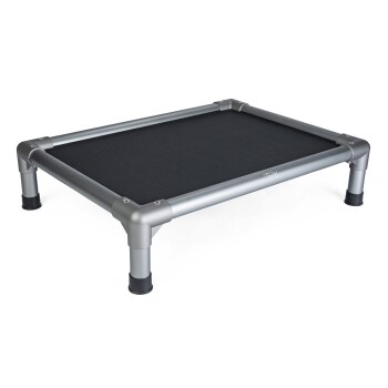 HighBed Hochbett für Hunde grau L