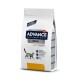 Alimentation pour chats Advance Veterinary Diets Renal, sac de 1,5 kg, présentant une silhouette de chat gris et des affirmations soutenant la santé rénale.