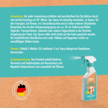 GREEN HERO Tierpflegeprodukte, einschließlich Flaschen und Sprays, auf einem türkisfarbenen Hintergrund mit Text: "Entdecken Sie unsere Tierpflegeprodukte."