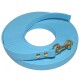 ab 35 kg Biothane Schleppleine azurblau 12 m