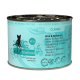 Dose "Catz Finefood Classic" Katzenfutter, Geschmacksrichtung "Wild & Rotbarsch", mit Angaben: getreidefrei, keine Tierversuche, 93% Fleisch.