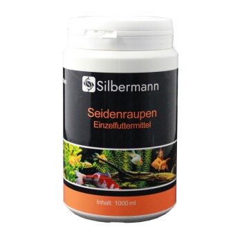 Silbermann Seidenraupen 1 kg